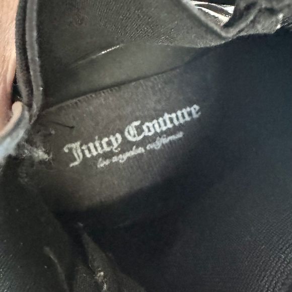 Juicy Couture Tarain Ankle Chelsea Rain Boots Solid Black Pull-On Sz 7 - Picture 11 of 12